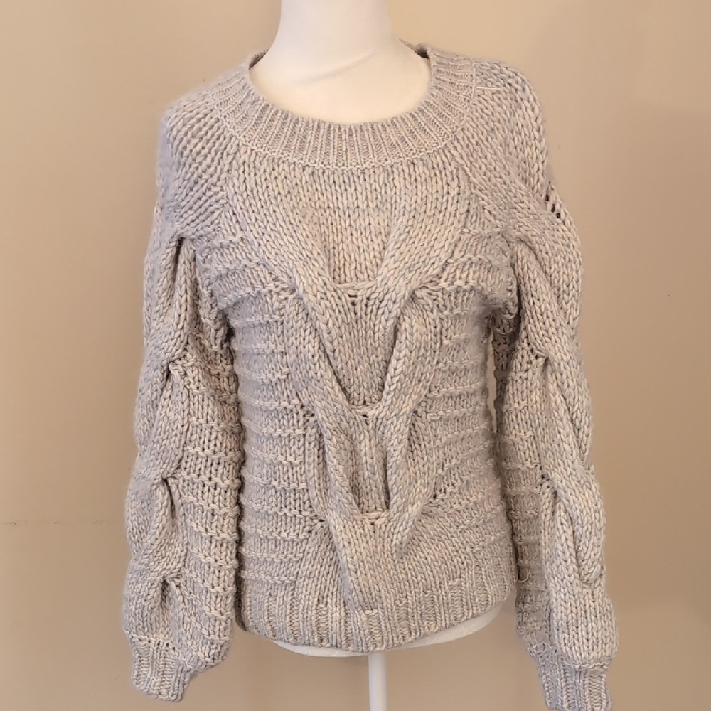 Cozy Knit Sweater in Gray